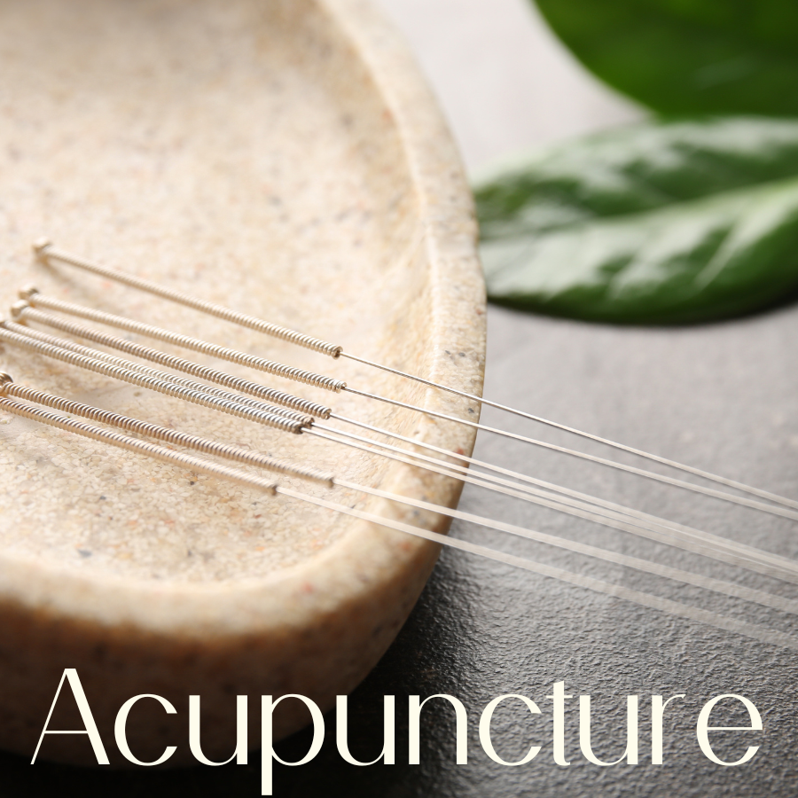 Acupuncture needles in a dish