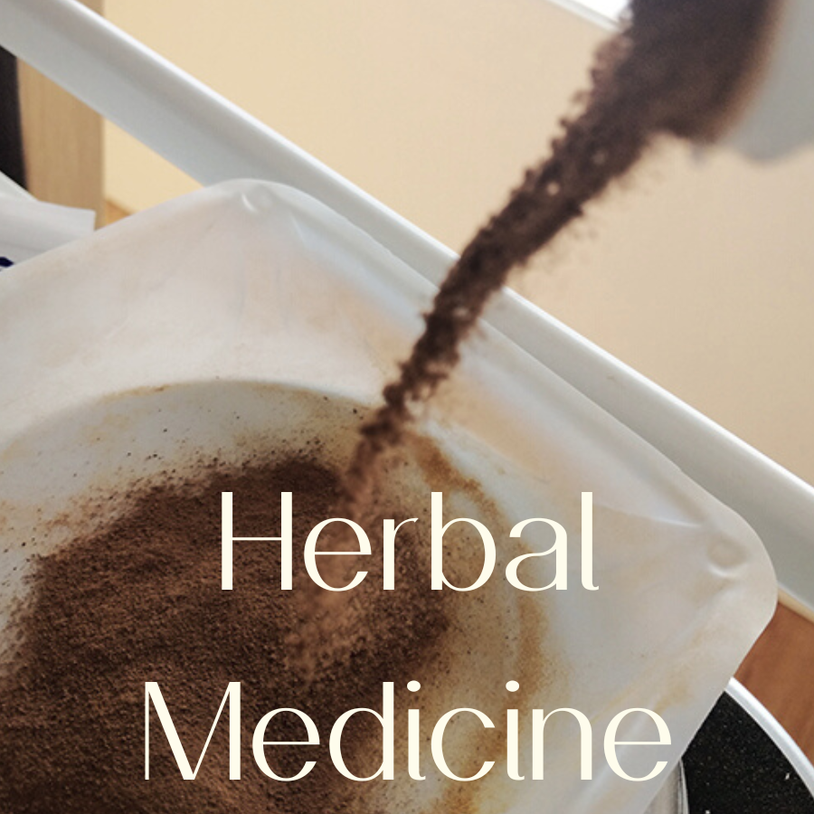 Herbal  Medicine being poured into dish